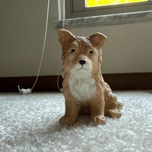 NWOT Vintage Ceramic Border Collie Puppy